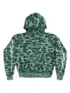 Hellstar Zip-up Hoodie In Green