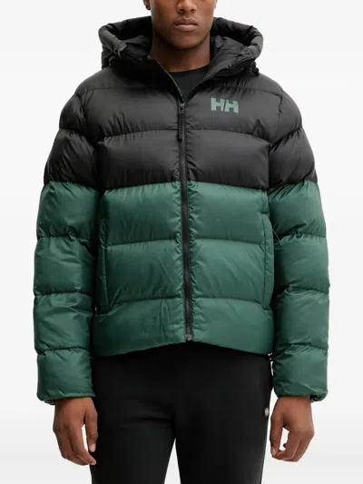 Helly Hansen Active Logo-detail Padded Jacket In Green