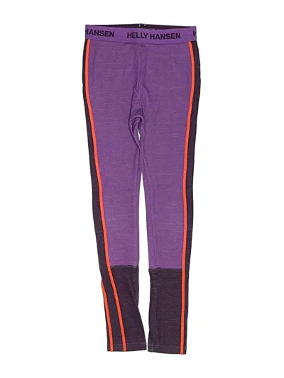 Pre-owned Helly Hansen Kids' Active Pants In Purple