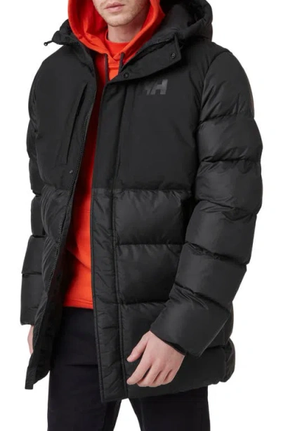 Helly Hansen Active Puffy Long Jacket In Black