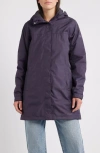 Helly Hansen Aden Hooded Waterproof Insulated Rain Jacket In Purple