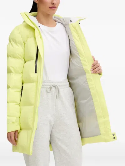 Helly Hansen Adore Hooded Quilted Jacket In Green