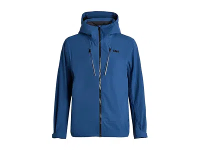 Helly Hansen Alpha Long Shell Men's Jacket Dark Blue: Lg, Elastane/polyamide