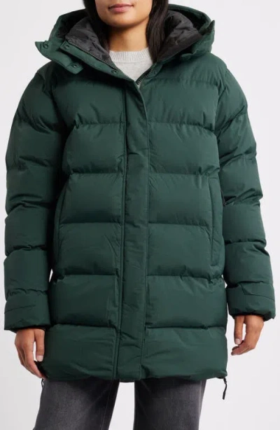 Helly Hansen Aspire Water Repellent Puffy Parka In Green