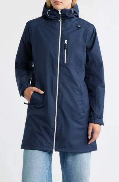 Helly Hansen Belfast Waterproof Hooded Jacket In Blue