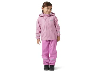 Helly Hansen Bergen 2.0 Pu Rainset (little Kid) Kid's Coat Meta Pink : 5 Years, Synthetic