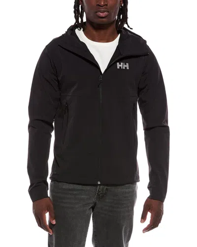 Helly Hansen Blaze Softshell Hooded Jacket In Black