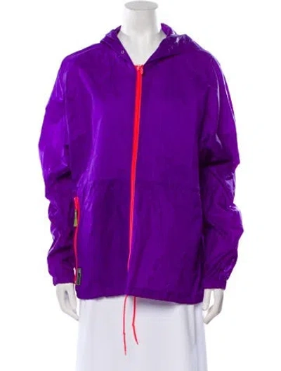Pre-owned Helly Hansen Bomber Jacket In Purple
