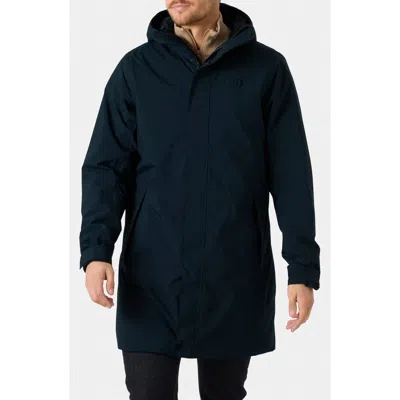 Helly Hansen Brussel Insulated Rain Coat In Blue