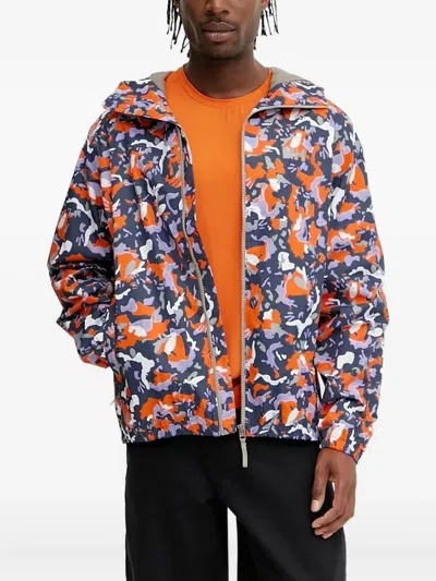 Helly Hansen Camouflage-print Hooded Jacket In Multi