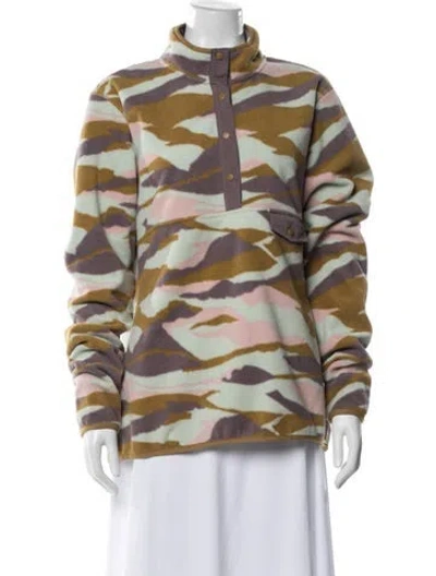 Pre-owned Helly Hansen Camouflage Print Performance Jacket In Green