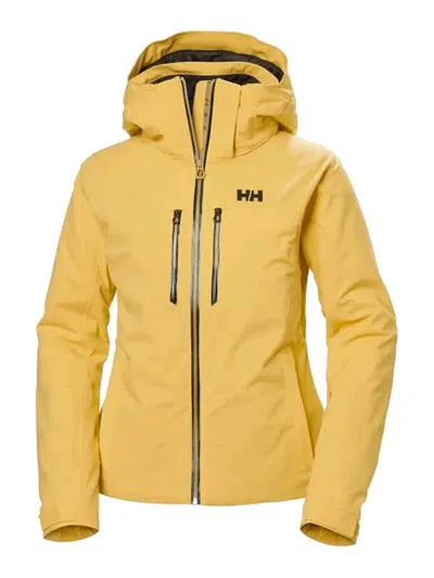 Helly Hansen Hansen Alphelia Lifaloft Ski Jacket In Beis