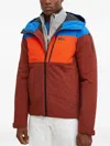 Helly Hansen Colourblock Hooded Jacket In Brown