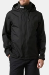 Helly Hansen Hooded Crew 2.0 Waterproof Midlayer Sailing Jacket In Black