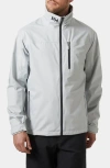 Helly Hansen Crew 2.0 Waterproof Sailing Jacket In Gray