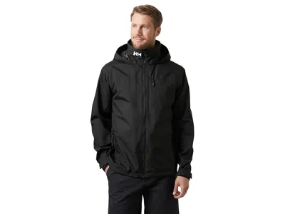 Helly Hansen Crew Hooded Jacket 2.0 In Black