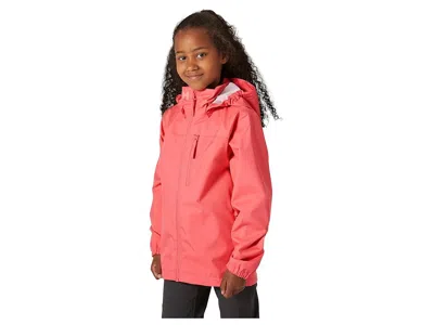 Helly Hansen Crew Hooded Jacket (big Kid) Kid's Coat Sunset Pink : 11 Big Kid, Polyester