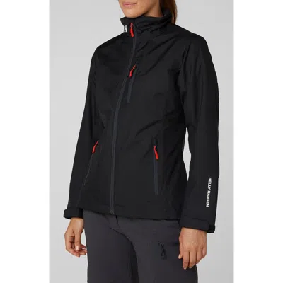 Helly Hansen 'crew' Midlayer Water Resistant Jacket In Black