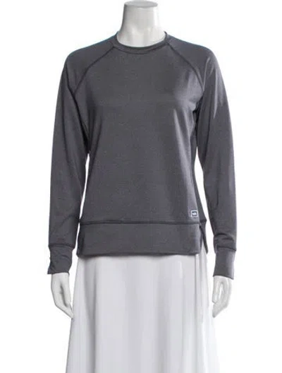 Pre-owned Helly Hansen Crew Neck Long Sleeve Sweatshirt In Grey