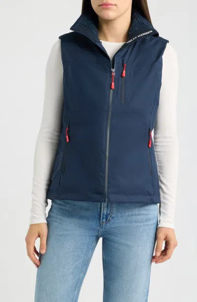 Helly Hansen Crew Pile Vest In Blue