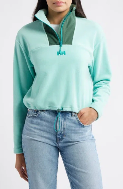 Helly Hansen Daybreaker Fleece Crop Pullover In Blue
