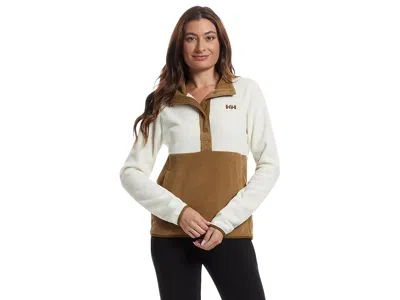 Helly Hansen Daybreaker Snap Pullover In Gold
