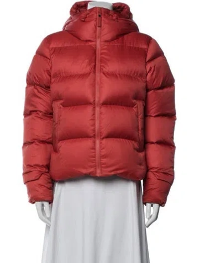 Pre-owned Helly Hansen Down Jacket In Red