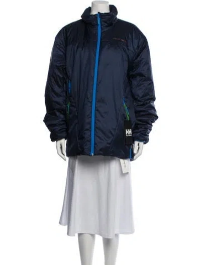 Pre-owned Helly Hansen Down Jacket W/ Tags In Blue