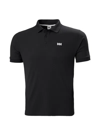 HELLY HANSEN DRIFTLINE LOGO-PRINT PIQUÉ POLO SHIRT