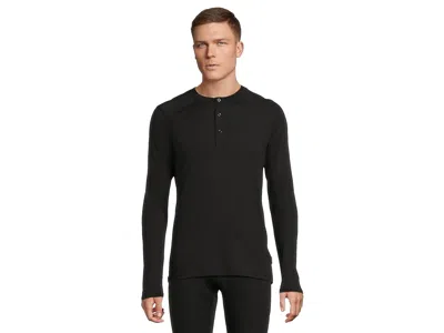 Helly Hansen Durawool Long Sleeve Henley In Black