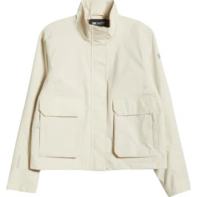 Helly Hansen Escape Utility Waterproof Jacket In 034 Cream