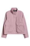 Helly Hansen Escape Utility Waterproof Jacket In 676 Purple Clay