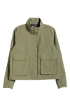 Helly Hansen Escape Utility Waterproof Jacket In Lava Green
