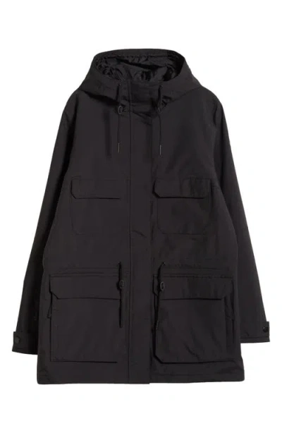 Helly Hansen Escape Utility Waterproof Rain Jacket In Black