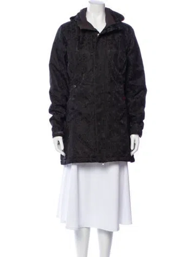 Pre-owned Helly Hansen Faux Fur Coat In Gray