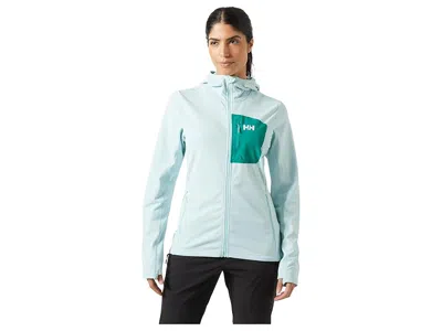 Helly Hansen Fleece Hooded Jacket In Green