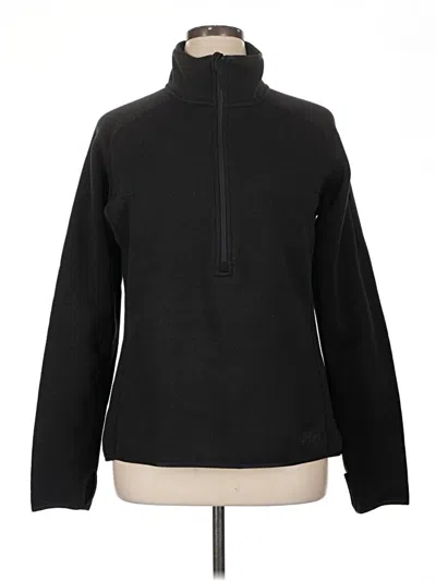Pre-owned Helly Hansen Fleece Jacket In Black