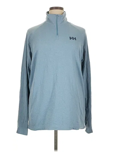 Pre-owned Helly Hansen Fleece Jacket In Blue