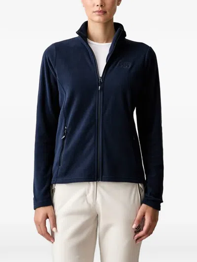 Helly Hansen Fleece-texture Zip-up Jacket In Blue