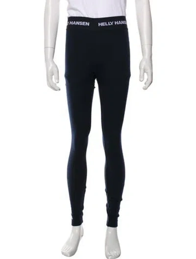 Pre-owned Helly Hansen Graphic Print Joggers In Black