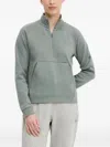Helly Hansen Half-zip Kangaroo-pocket Sweatshirt In Green