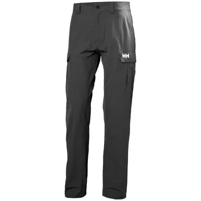 Helly Hansen Hh Pants Men's Ebony Black Ripstop Stretch Cargo Pockets Gbo3975
