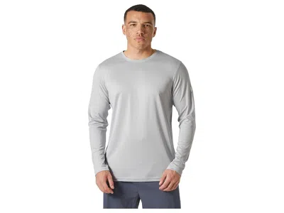 Helly Hansen Hh Tech Crew Long Sleeve 2.0 In Gray