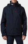 Helly Hansen Hooded Crew 2.0 Waterproof Midlayer Sailing Jacket In Navy