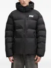 Helly Hansen Zip Puffer Jacket In Black