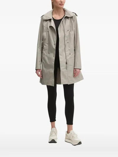 Helly Hansen Hooded Parka Coat In Neutral