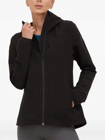 Helly Hansen Hooded Zip-fastening Jacket In Black