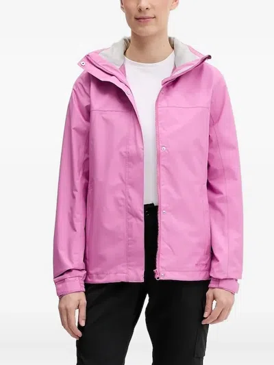 Helly Hansen Hooded Zip-front Jacket In Pink