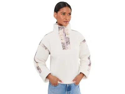 Helly Hansen Imperial Pile Zip Pullover Women's Sweater Snow: Lg, Polyamide In White