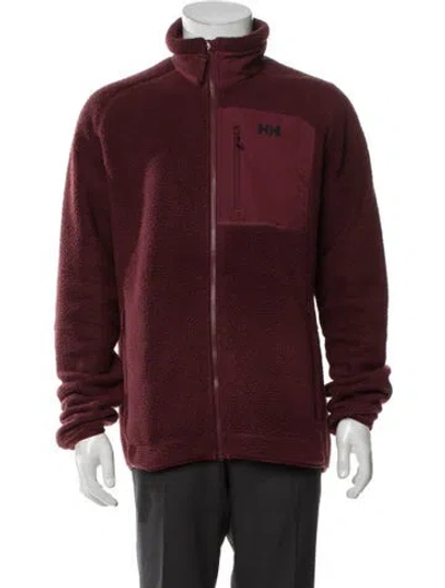 Pre-owned Helly Hansen Jacket In Burgundy